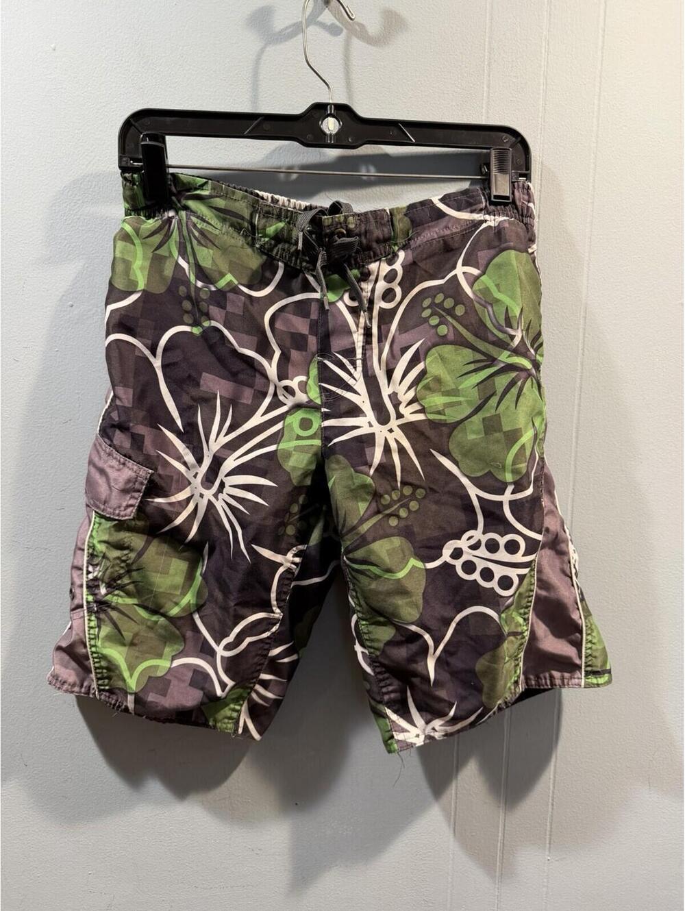 Kids Boys Orageous Swim Trunk Size 10/12 Multicolor